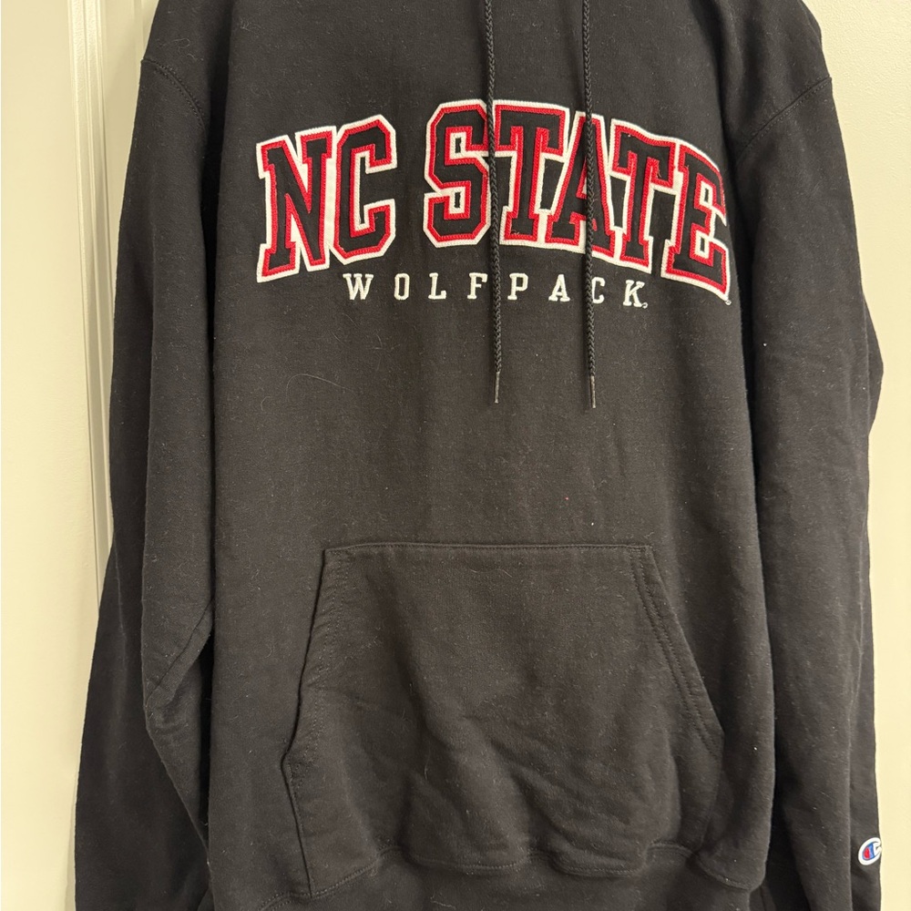 Champion Black NC State Wolfpack Hoodie